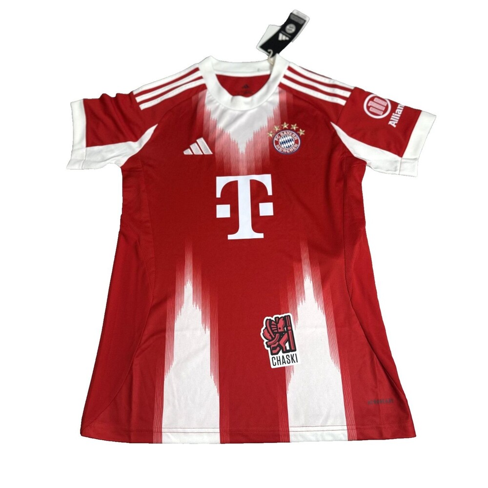 Adidas FC Bayern Munich Home Jersey germany 25/26 Red JN8514 Women's Small NEW